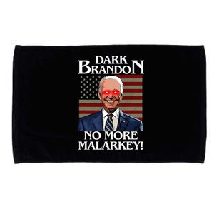 Dark Brandon No More Malarkey Funny Presidential Meme Microfiber Hand Towel