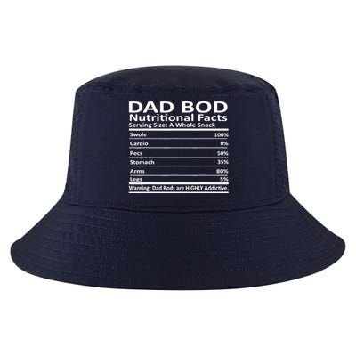 Dad Bod Nutritional Facts Funny Father Cool Comfort Performance Bucket Hat