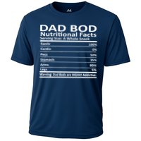 Dad Bod Nutritional Facts Funny Father Cooling Performance Crew T-Shirt