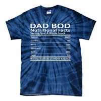 Dad Bod Nutritional Facts Funny Father Tie-Dye T-Shirt