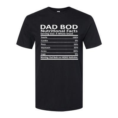 Dad Bod Nutritional Facts Funny Father Softstyle® CVC T-Shirt