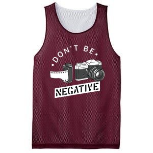 Dont Be Negative Film Roll Funny Photographer Camera Mesh Reversible Basketball Jersey Tank