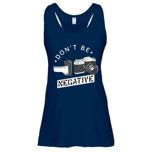 Dont Be Negative Film Roll Funny Photographer Camera Ladies Essential Flowy Tank