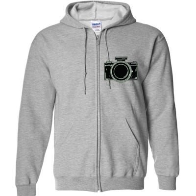 Dont Be Negative Funny Photography Camera Full Zip Hoodie