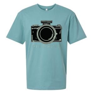 Dont Be Negative Funny Photography Camera Sueded Cloud Jersey T-Shirt