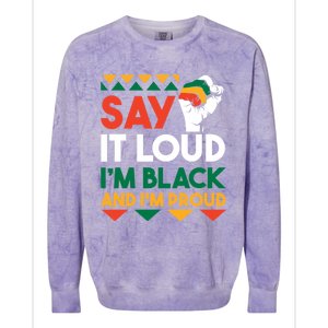 Dope Black Nurse Practitioner Rn African American Funny Gift Colorblast Crewneck Sweatshirt