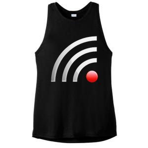 Dead Battery & No Wifi Scary Spooky Couple Halloween Costume Ladies PosiCharge Tri-Blend Wicking Tank