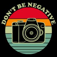 Dont Be Negative Camera Vintage T-Shirt