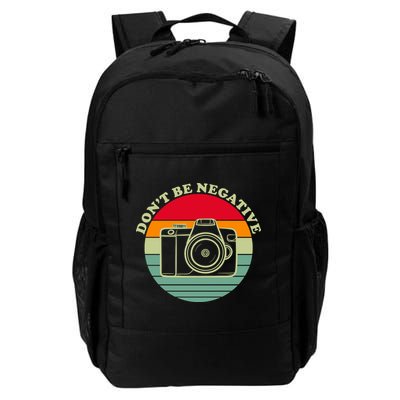 Dont Be Negative Camera Vintage Backpack