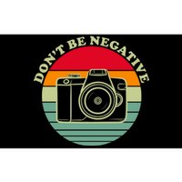 Dont Be Negative Camera Vintage Bumper Sticker