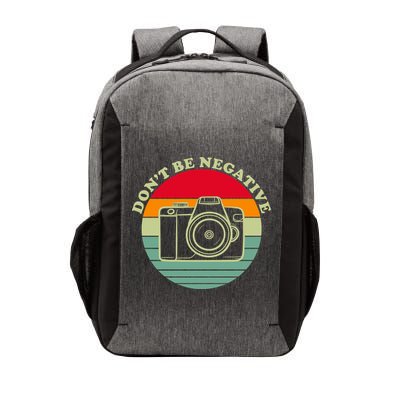 Dont Be Negative Camera Vintage Vector Backpack