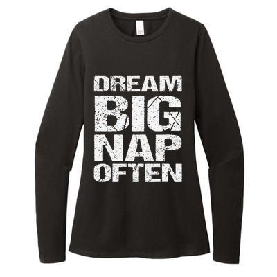 Dream Big Nap Of Ten Womens CVC Long Sleeve Shirt