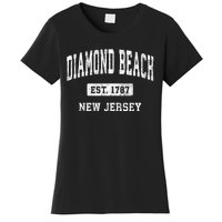 Diamond Beach New Jersey Nj Vintage Athletic Sports Women's T-Shirt