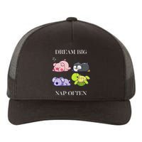 Dream Big Nap Often Funny Animal Yupoong Adult 5-Panel Trucker Hat