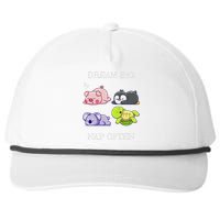 Dream Big Nap Often Funny Animal Snapback Five-Panel Rope Hat