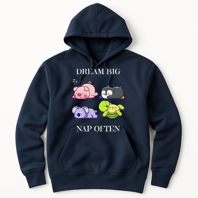 Dream Big Nap Often Animal Hoodie