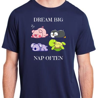 Dream Big Nap Often Animal Adult ChromaSoft Performance T-Shirt