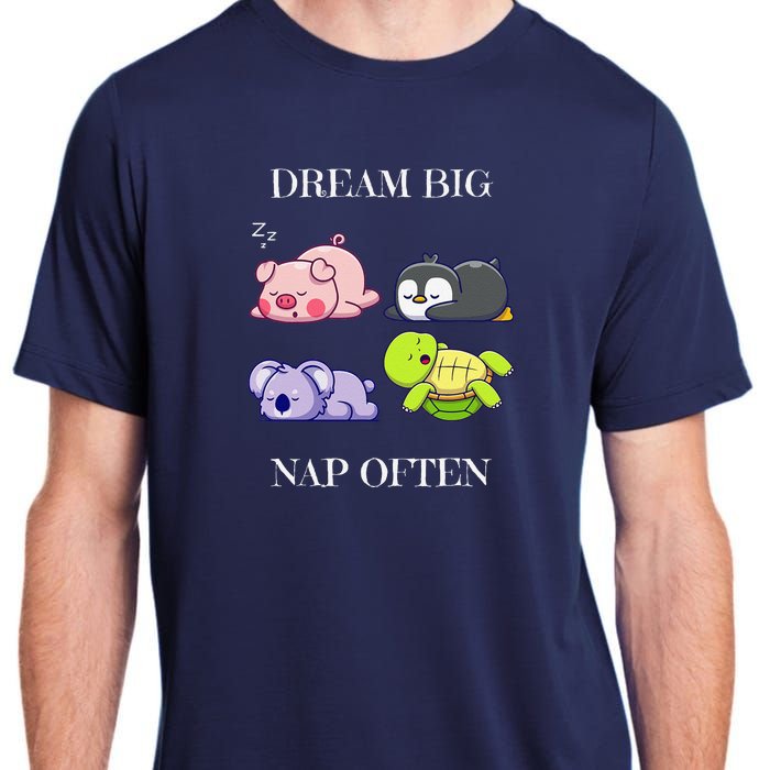 Dream Big Nap Often Animal Adult ChromaSoft Performance T-Shirt