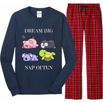 Dream Big Nap Often Animal Long Sleeve Pajama Set