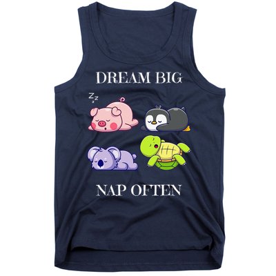 Dream Big Nap Often Animal Tank Top