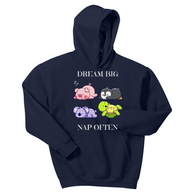 Dream Big Nap Often Animal Kids Hoodie