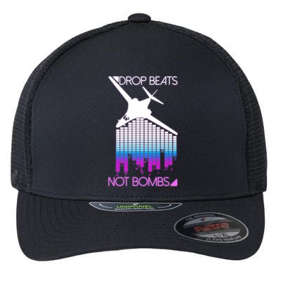 Drop Beats Not Bombs Flexfit Unipanel Trucker Cap
