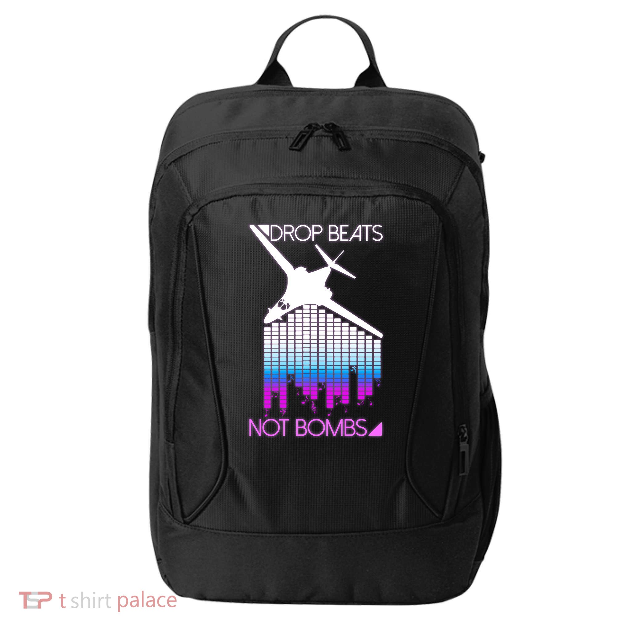 Drop Beats Not Bombs City Backpack