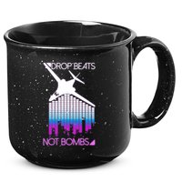 Drop Beats Not Bombs 15oz Campfire Ceramic Mug