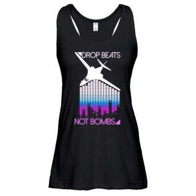 Drop Beats Not Bombs Ladies Essential Flowy Tank