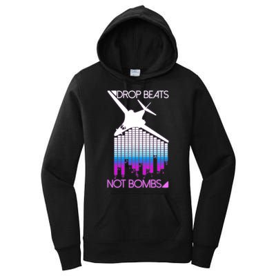 Drop Beats Not Bombs Women's Pullover Hoodie