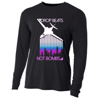 Drop Beats Not Bombs Cooling Performance Long Sleeve Crew