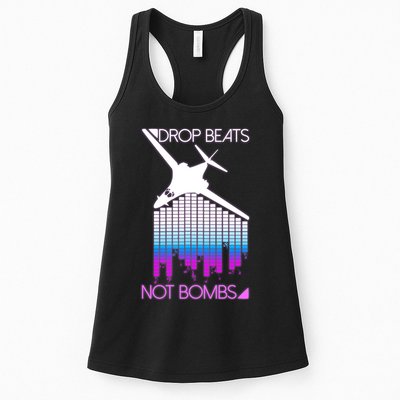 Drop Beats Not Bombs Womens Tank Top