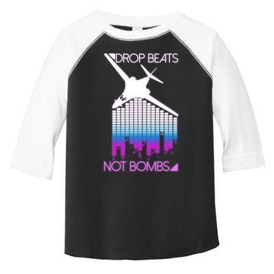 Drop Beats Not Bombs Toddler Fine Jersey T-Shirt