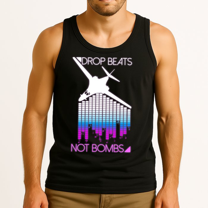 Drop Beats Not Bombs Tank Top