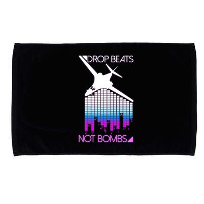 Drop Beats Not Bombs Microfiber Hand Towel