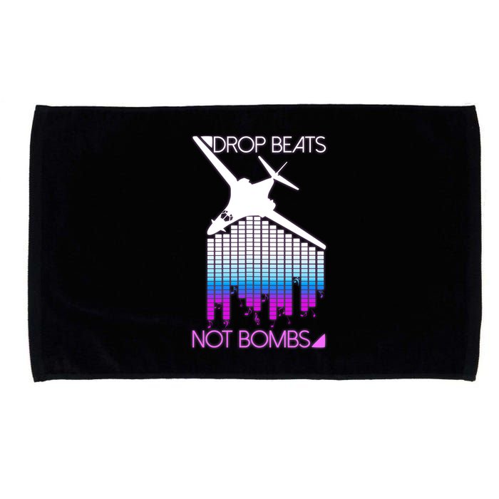 Drop Beats Not Bombs Microfiber Hand Towel
