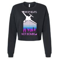 Drop Beats Not Bombs Cropped Pullover Crew