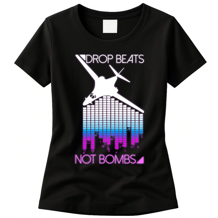 Drop Beats Not Bombs Womens T-Shirt