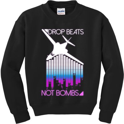 Drop Beats Not Bombs Kids Sweatshirt