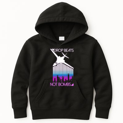 Drop Beats Not Bombs Kids Hoodie