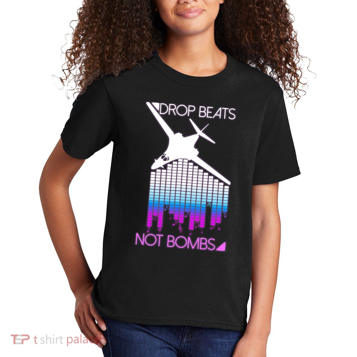 Drop Beats Not Bombs Kids T-Shirt