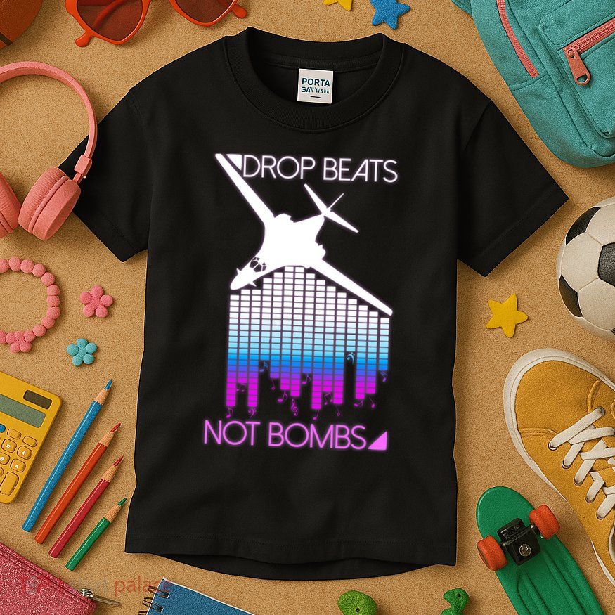 Drop Beats Not Bombs Kids T-Shirt