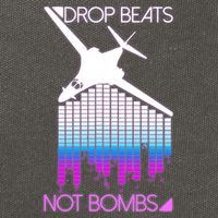 Drop Beats Not Bombs Cotton Canvas Backpack