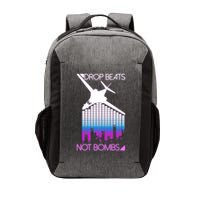 Drop Beats Not Bombs Vector Backpack