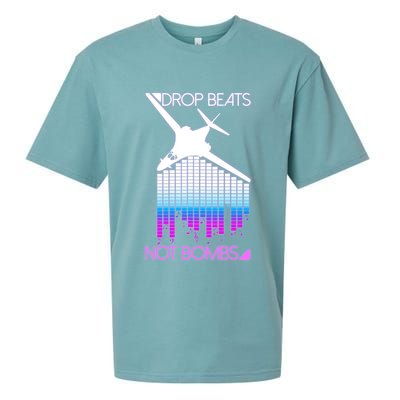 Drop Beats Not Bombs Sueded Cloud Jersey T-Shirt