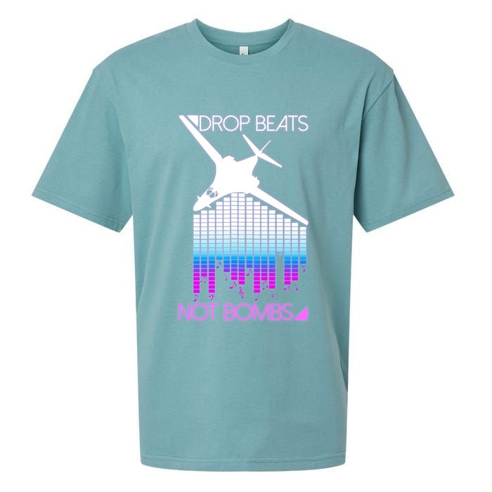 Drop Beats Not Bombs Sueded Cloud Jersey T-Shirt