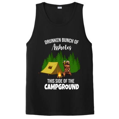 Drunken Bunch Of Assholes This Side Of The Campground PosiCharge Competitor Tank