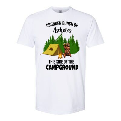 Drunken Bunch Of Assholes This Side Of The Campground Softstyle CVC T-Shirt