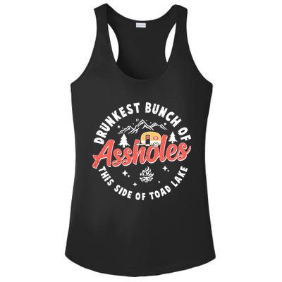 Drunkest Bunch Of Assholes This Side Of The Toad Lake Ladies PosiCharge Competitor Racerback Tank