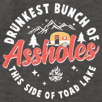 Drunkest Bunch Of Assholes This Side Of The Toad Lake Vector Backpack